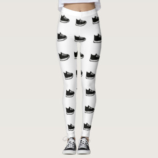 Leggings Witte schoen Doodle