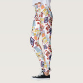 Leggings Wizard of Oz™ Character Print Toss Pattern (Gauche)