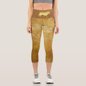 Leggings Wolf Gold Capri (Recto)