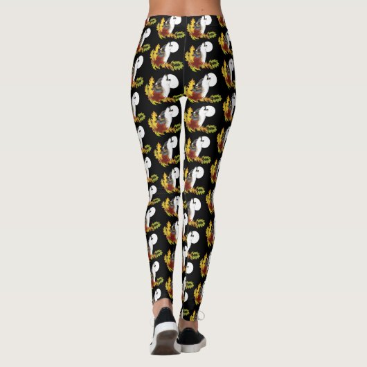 Leggings Wolf Howling Moon (Dos)