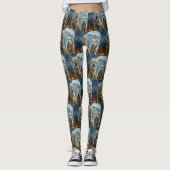 Leggings Wolfhound Halloween Éffrayant (Devant)
