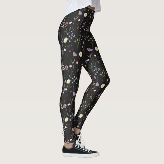 Leggings Women - Floral Pattern (Droite)