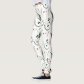 Leggings Women - Floral Pattern (Gauche)