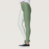 Leggings Women - Forest Green Pattern (Gauche)
