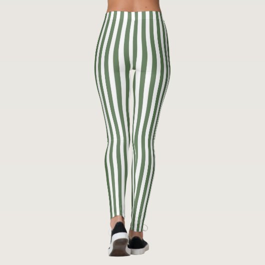 Leggings Women - Forest Green Pattern (Dos)