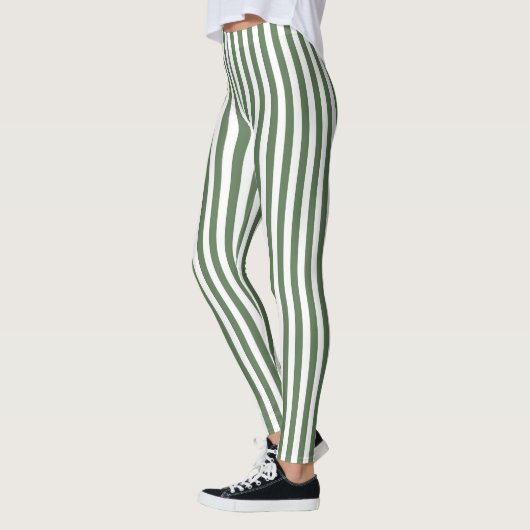 Leggings Women - Forest Green Pattern (Gauche)
