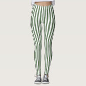 Leggings Women - Forest Green Pattern (Devant)