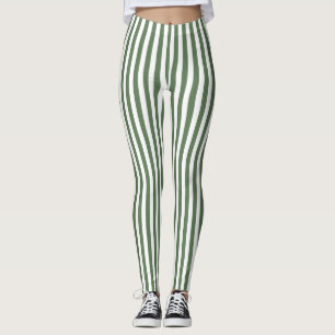 Leggings Women - Forest Green Pattern