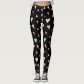 Leggings Women - Hearts Pattern (Voorkant)