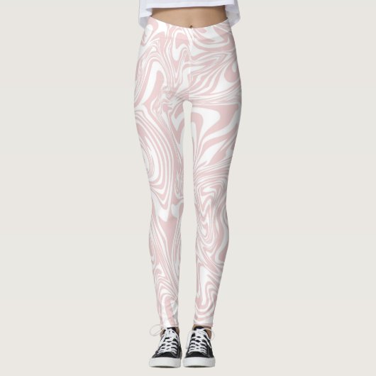 Leggings Women - Pink Pattern (Voorkant)