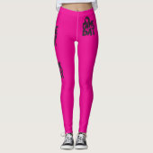 Leggings Women's Football Gameday Pink (Devant)