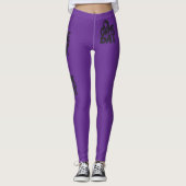 Leggings Women's Football Gameday Purple (Devant)