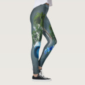 Leggings Wonderful pelican with wave and palm trees (Droite)