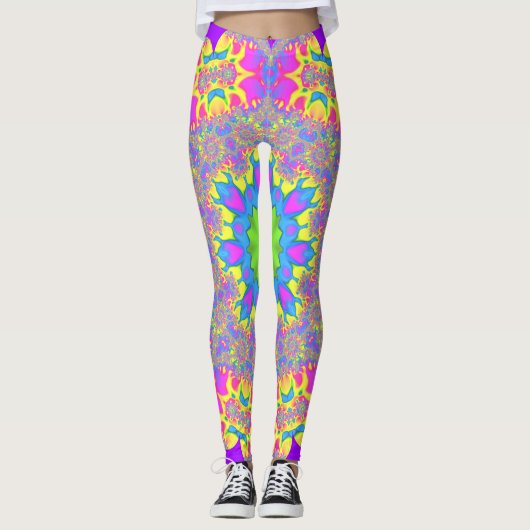 Leggings ~ WOW Multicolore Pretty Cute ~ Original (Devant)