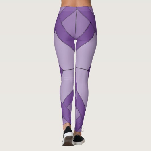 Leggings - Wrapped Lattice in Three Shades (Achterkant)