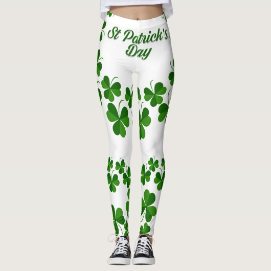 Leggings Wreath de la Saint Patrick Thunder_Cove (Devant)