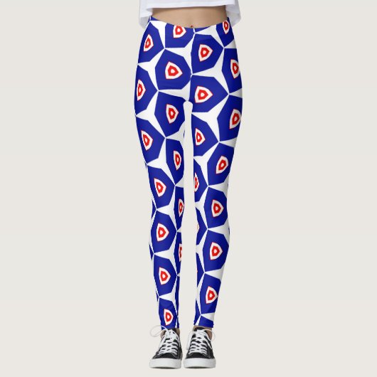 Leggings Wrigley Couleurs de baseball (Devant)