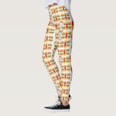 Leggings xmas burger santa claus (Gauche)