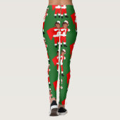 Leggings xmas père Noël donald trump (Dos)