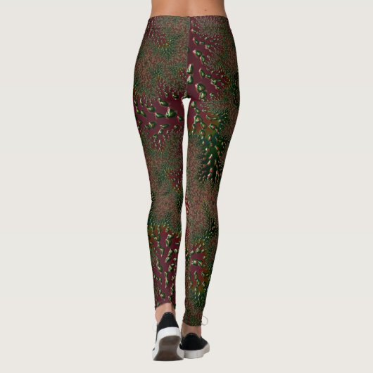 Leggings ~ Xmas rouge vert~ Original (Dos)