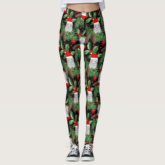 Leggings xmas santa claus (Devant)