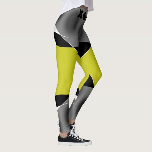 Leggings Xoxo jaune (Droite)