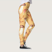 Leggings Yellow Mushroom Garden (Droite)