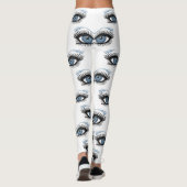 Leggings Yeux bleus (Dos)