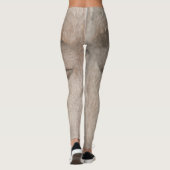 Leggings Yeux de grains de bois (Dos)