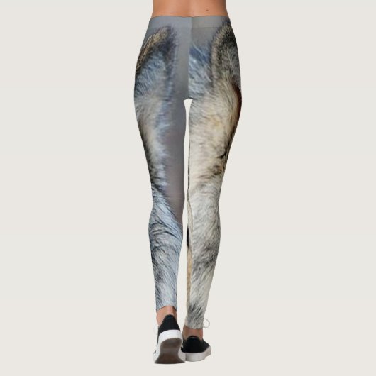 Leggings Yeux de loup (Dos)