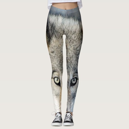 Leggings Yeux de loup (Devant)