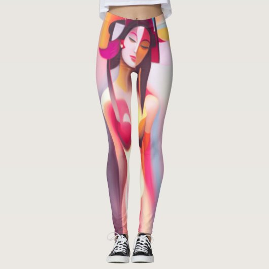 Leggings Yeux Fermés Femme Posing Thunder_Cove (Devant)