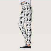 Leggings Yoga avec symbole Yin Yang (Gauche)