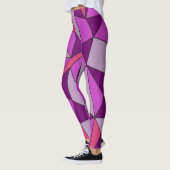 Leggings Yoga coloré amusant (Gauche)