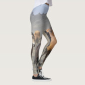 Leggings Yoga de chevaux sauvages (Droite)