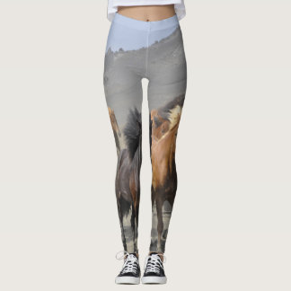 Leggings Yoga de chevaux sauvages
