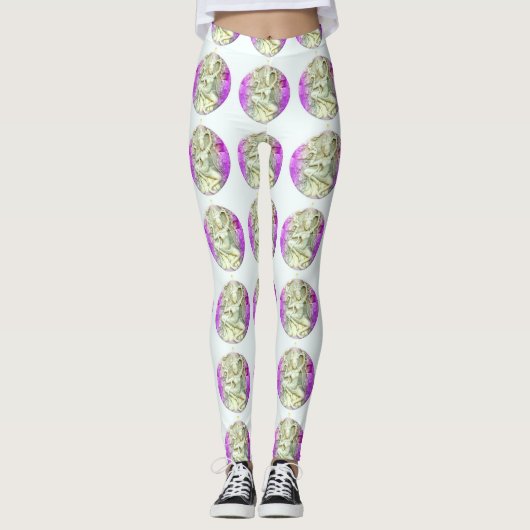 Leggings yoga de dakini de danse (Devant)