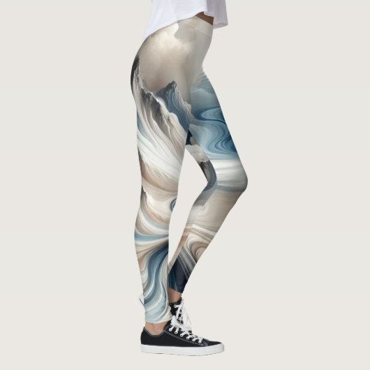 Leggings Yoga de flux congelé (Droite)