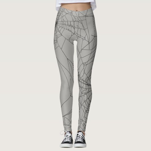 Leggings Yoga de toile d'araignée (Devant)