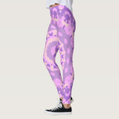 Leggings Yoga léger noir rose de LuLaRoe de mandala de (Gauche)
