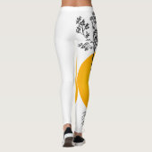 Leggings Yoga Maman Arbre de vie Soleil Silhouette (Dos)