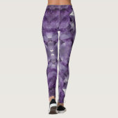 Leggings Yoga Pants Amethyst Crystals (Dos)