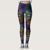Leggings Yoga Pants Fiery Opal (Devant)