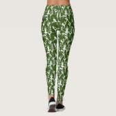 Leggings Yoga pose motif 01.bx4.DGreen BG (Dos)