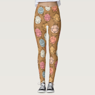 Leggings Yoga pose motif Yoga sans couture motif 43