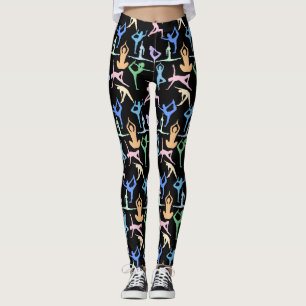 Leggings Yoga Pose Pastel Motif 01.bx4