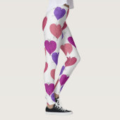 Leggings Yoga poses pattern | Yoga seamless pattern 1 (Droite)