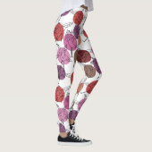 Leggings Yoga poses pattern | Yoga seamless pattern 40 (Droite)