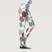 Leggings Yoga poses pattern | Yoga seamless pattern 41 (Droite)