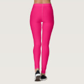 Leggings Yoga rose chaud gras (Dos)